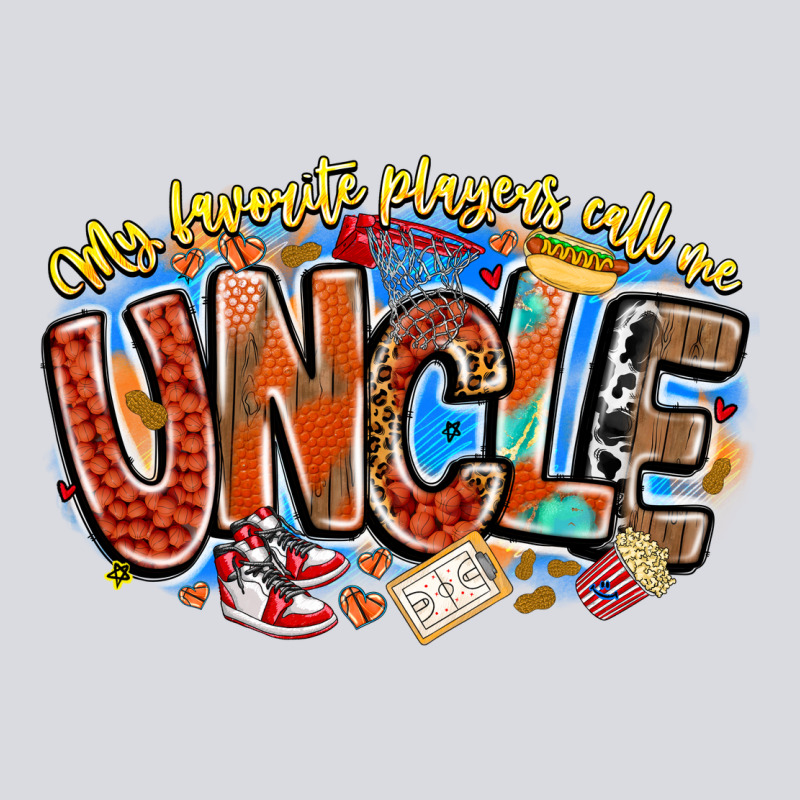 My Favorite Players Call Me Uncle Basketball Zipper Hoodie by CowhideDigitalArt | Teevron