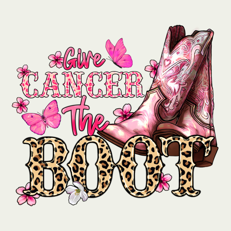 Give Cancer The Boot Cancer Awareness Urban Heavy Tee by HowdyJamesFarm | Teevron