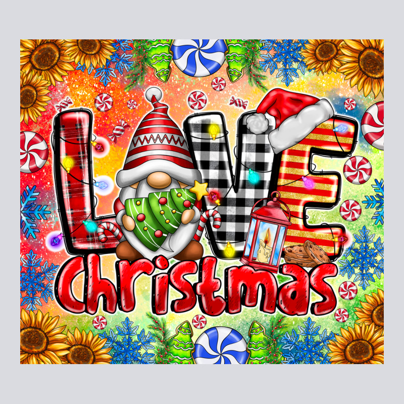 Love Christmas Gnome Zipper Hoodie by CowhideDigitalArt | Teevron