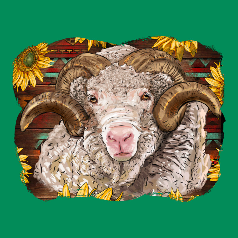 Merino Ram With Sunflowers Urban Hoodie by BarkalooDesign | Teevron