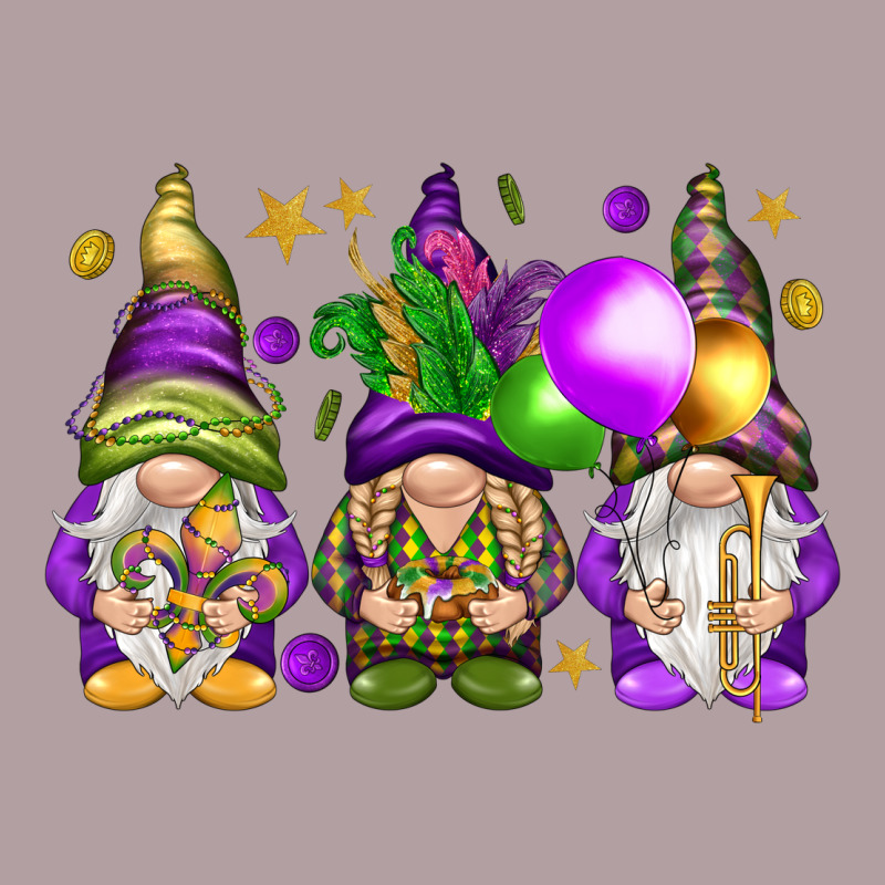 Mardi Gras Gnomies With Elements Vintage Hoodie by HowdyJamesFarm | Teevron