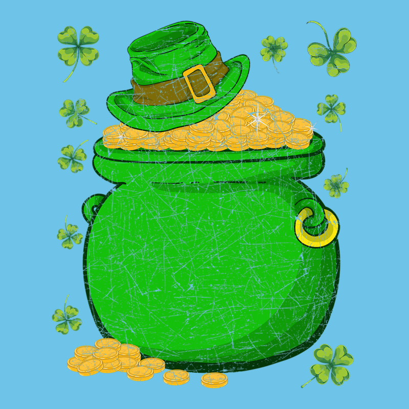 Ireland Leprechaun Hat Pot Of Gold Irish St Patricks Day Premium Sweatshirt by lanVoArt | Teevron