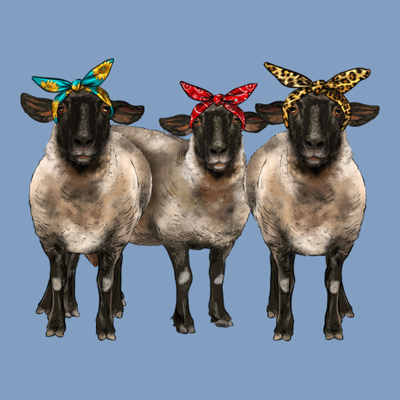3 Sheeps Suffolk Ewe With Bandana Urban Hoodie by BarkalooDesign | Teevron