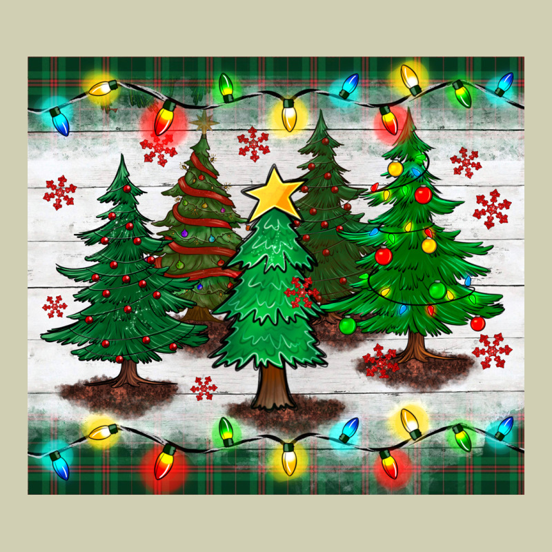 Christmas Trees Tumbler Heavy Core Tee by BundleAndBundleShop | Teevron