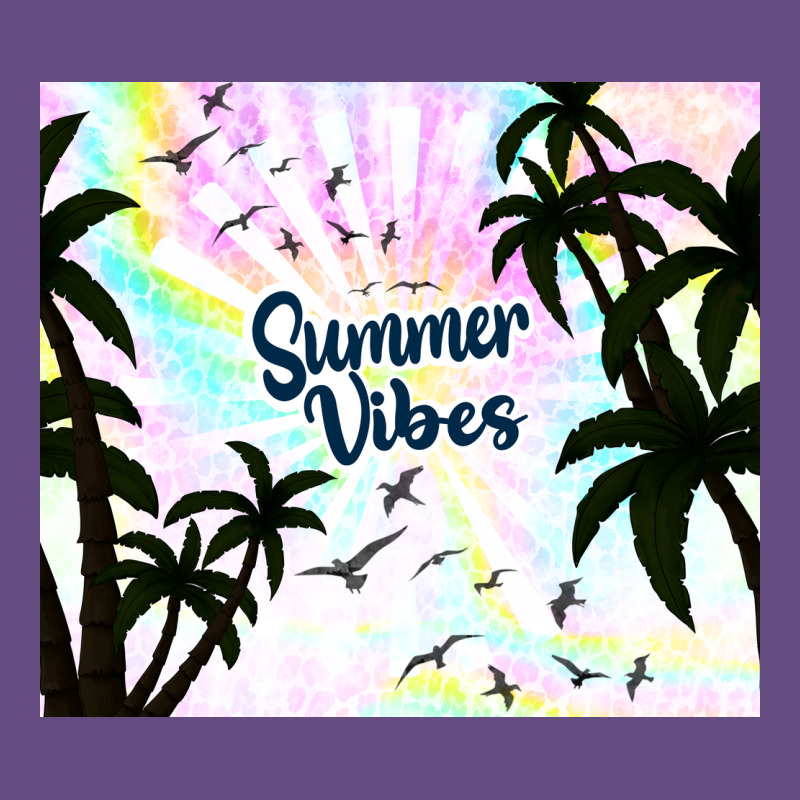 Summer Vibes With Birds Vintage Hoodie by TumblerDesignByShophia | Teevron