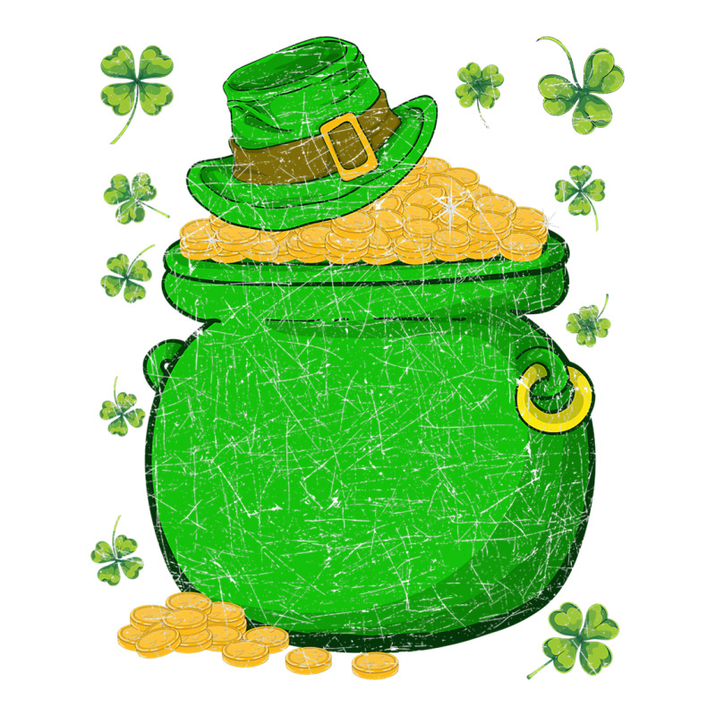 Ireland Leprechaun Hat Pot Of Gold Irish St Patricks Day Heavyweight Hoodie by lanVoArt | Teevron