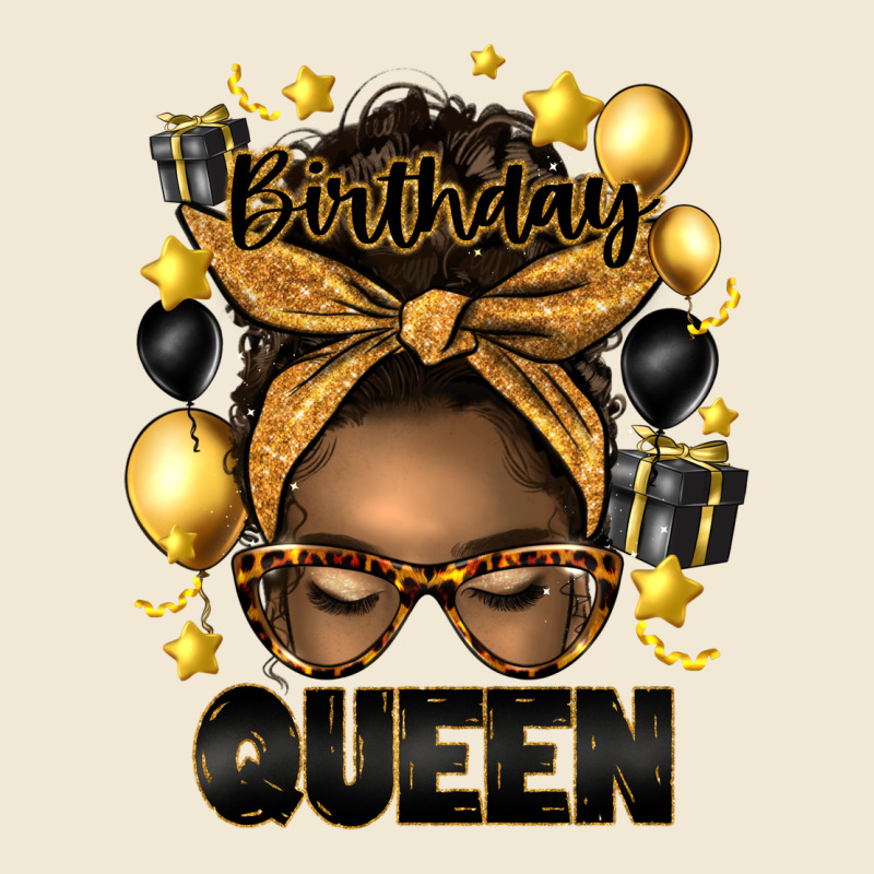 Birthday Queen Afro Messy Bun Premium Tee by Artiststas | Teevron