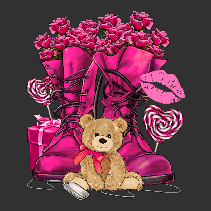 Army Boots Valentine's Day Urban Heavy Tee by HowdyJamesFarm | Teevron