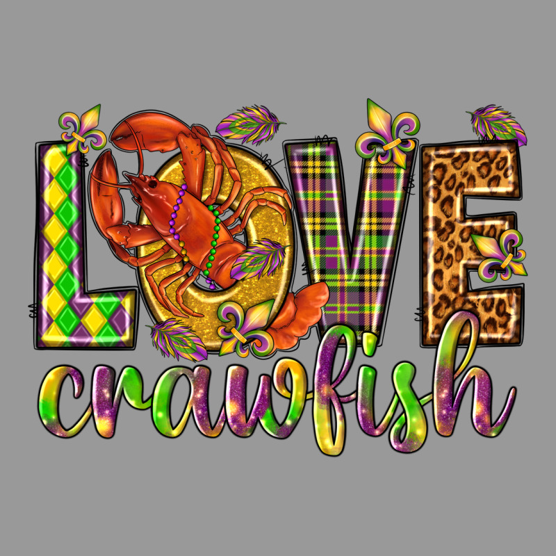 Mardi Gras Love Crawfish Vintage Hoodie by HowdyJamesFarm | Teevron