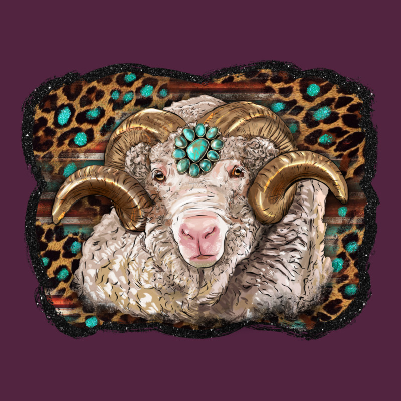 Merino Ram With Leopard Background Urban Hoodie by BarkalooDesign | Teevron
