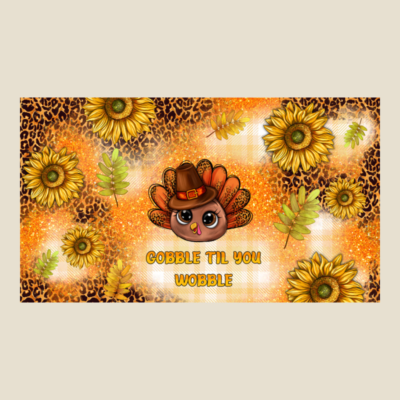 Gobble Til You Wobble Urban Heavy Tee by TumblerDesignByShophia | Teevron