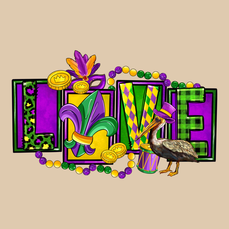 Mardi Gras Love Heavyweight Sweatshirt by FaDigitalArtStudio | Teevron