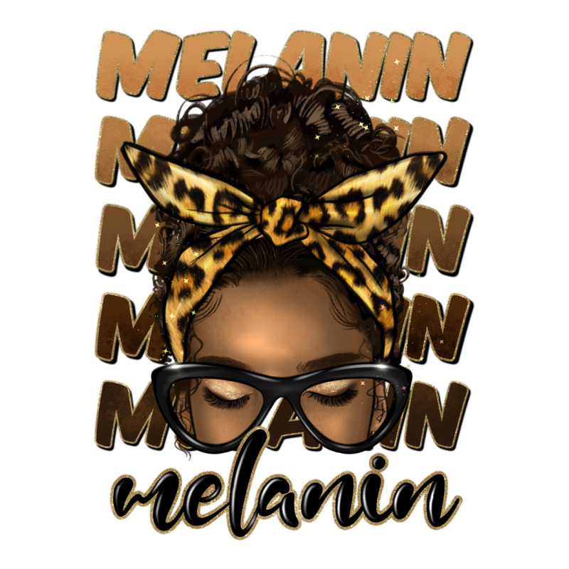 Melanin Afro Messy Bun Premium Tee by Artiststas | Teevron