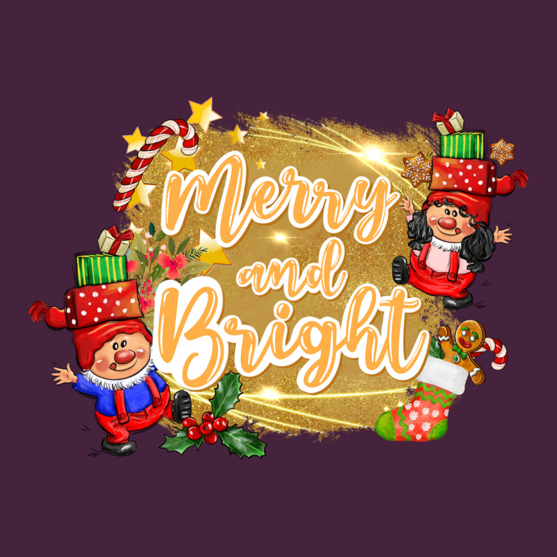 Merry And Bright Gnome Long Sleeve Tee by CowGirlArtShop | Teevron