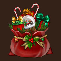 Christmas Santa Claus Bag Heavy Core Tee | Teevron