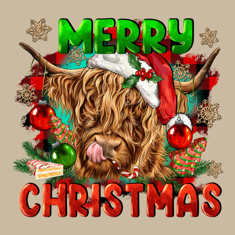 Merry Christmas Cow Long Sleeve Tee by CowGirlArtShop | Teevron