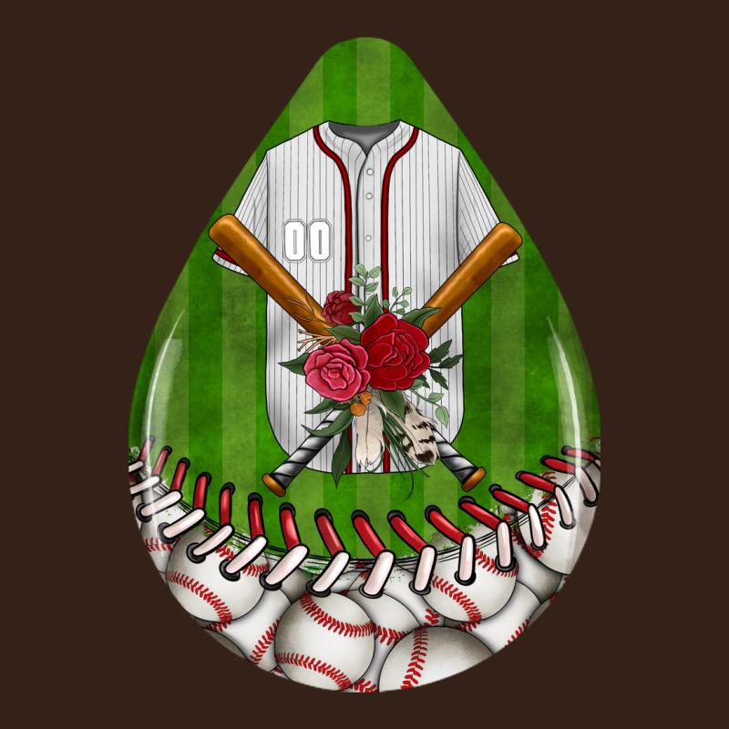 Baseball And Western Roses Teardrop  2 Heavy Core Tee by BundleAndBundleShop | Teevron