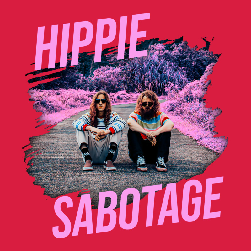 Hippie Sabotage Aesthetic Style Photo With Text Premium Hoodie by lanVoArt | Teevron