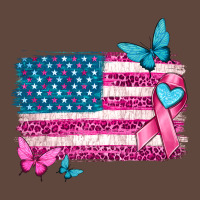 American Flag Breast Cancer With Ribbon Classic Tee | Teevron