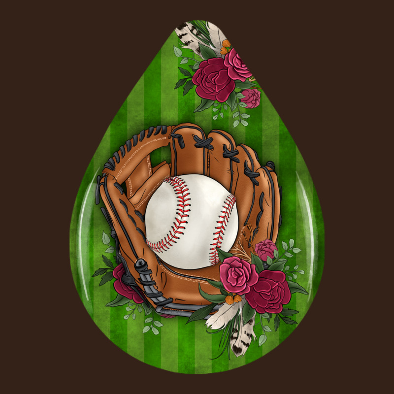 Baseball And Western Roses Teardrop  4 Heavy Core Tee by BundleAndBundleShop | Teevron