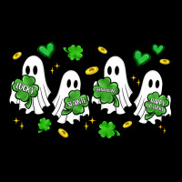 Clover Ghostie St.patrick's Day Premium Sweatshirt | Teevron