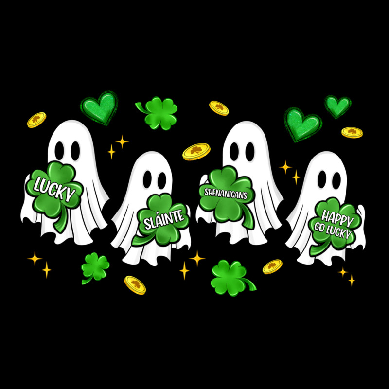 Clover Ghostie St.patrick's Day Premium Sweatshirt by Artiststas | Teevron