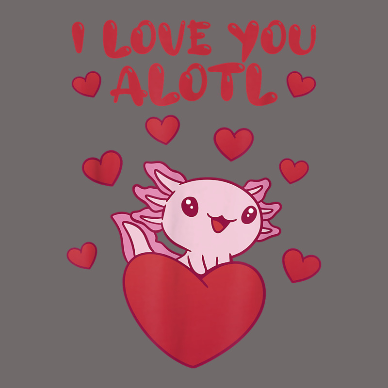 I Love You Alotl Aolotl Valentine's Day Heart Aolotl Lover Urban Heavy Tee by lanVoArt | Teevron