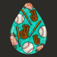 Baseball And Western Roses Teardrop  5 Heavy Core Tee | Teevron