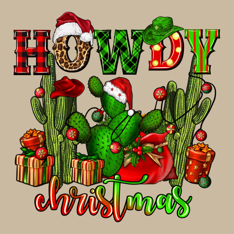 Howdy Christmas With Cactusses Long Sleeve Tee by CowGirlArtShop | Teevron