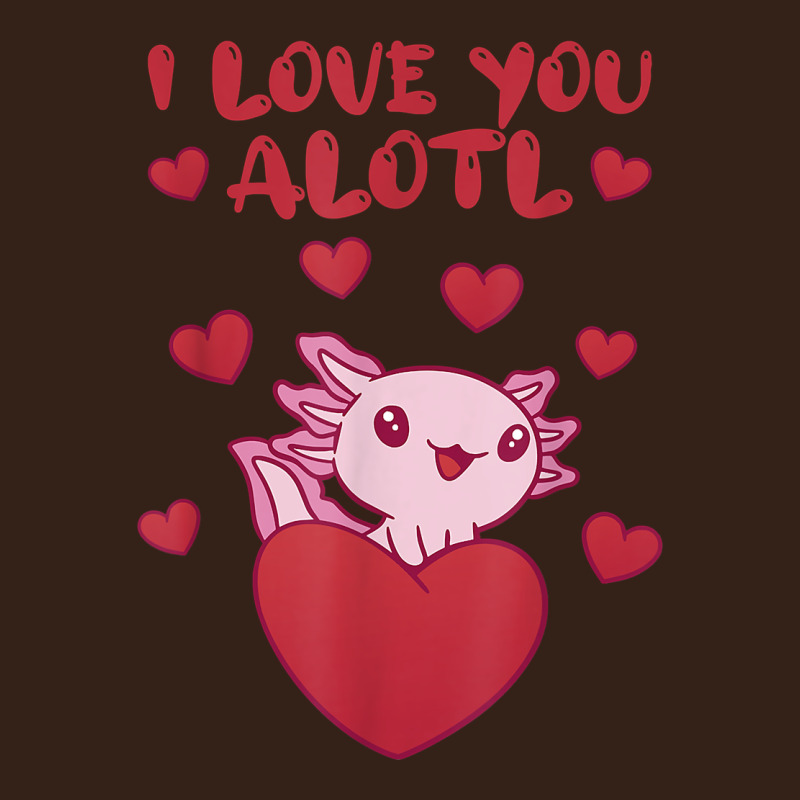 I Love You Alotl Aolotl Valentine's Day Heart Aolotl Lover Heavy Core Tee by lanVoArt | Teevron