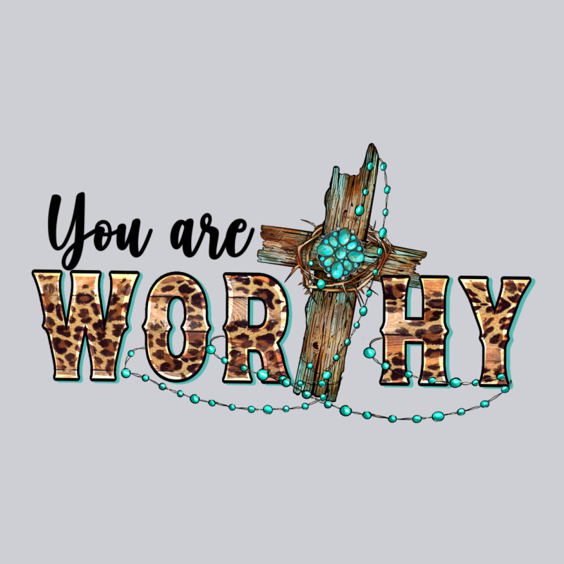 You Are Worthy Cross Urban Hoodie by BarkalooDesign | Teevron