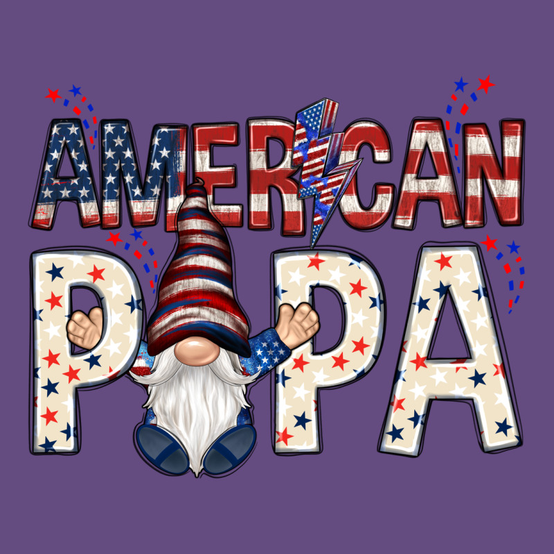 American Papa With Gnome 4th Of July Vintage Hoodie by HowdyJamesFarm | Teevron