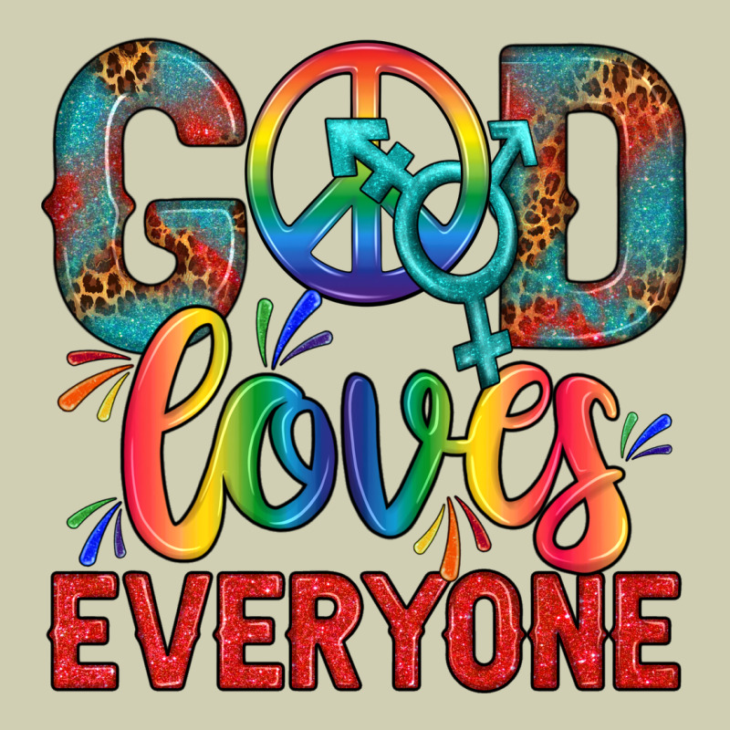 Lgbtq God Loves Everyone With Unicorn Heavy Core Tee by BundleAndBundleShop | Teevron