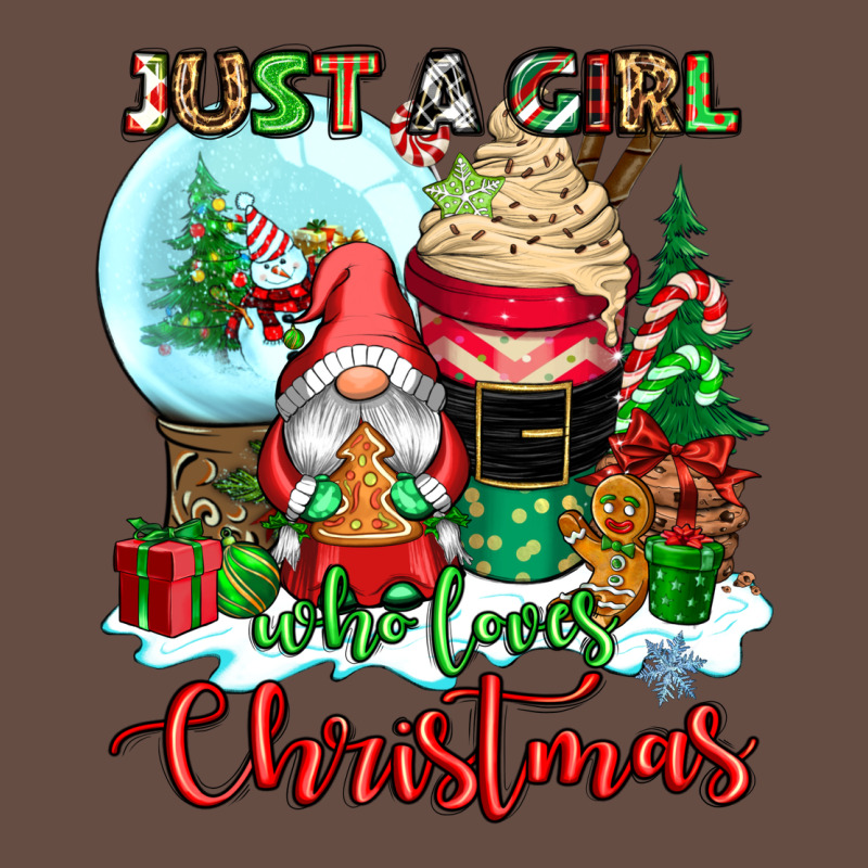 Just A Girl Who Loves Christmas Long Sleeve Tee by CowGirlArtShop | Teevron