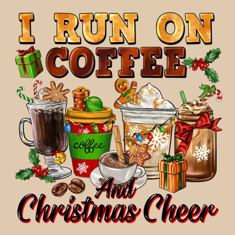 I Run On Coffee And Christmas Cheer Heavyweight Sweatshirt by FaDigitalArtStudio | Teevron