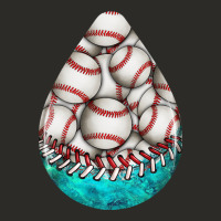 Baseball And Western Roses Teardrop  8 Heavy Core Tee | Teevron