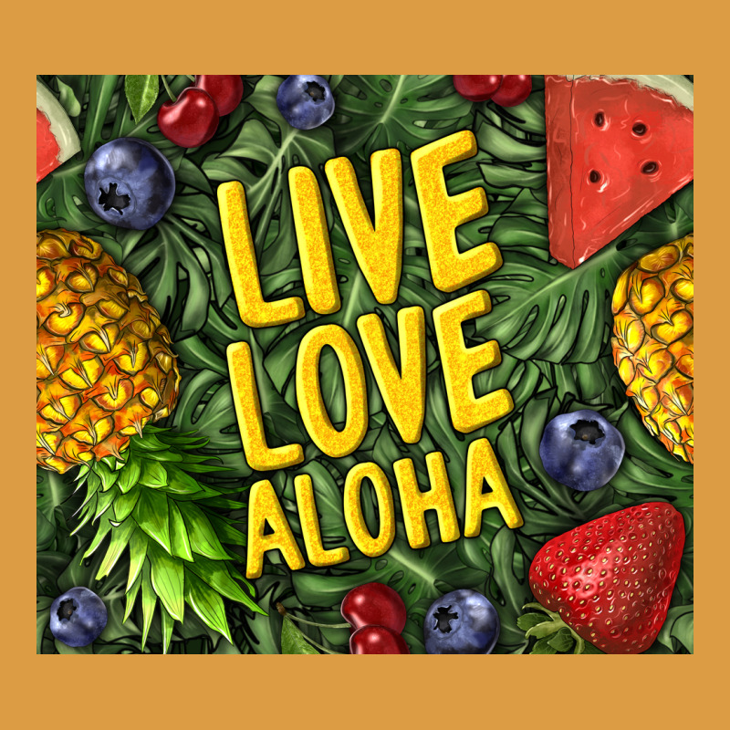 Live Love Aloha Urban Heavy Tee by TumblerDesignByShophia | Teevron