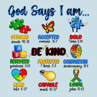 God Says I Am Autism Ladies Tee | Teevron
