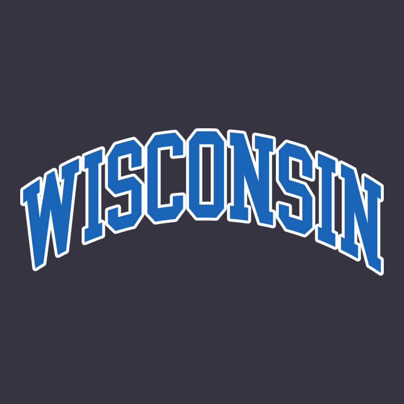 Wisconsin Blue Vintage Hoodie by lanVoArt | Teevron
