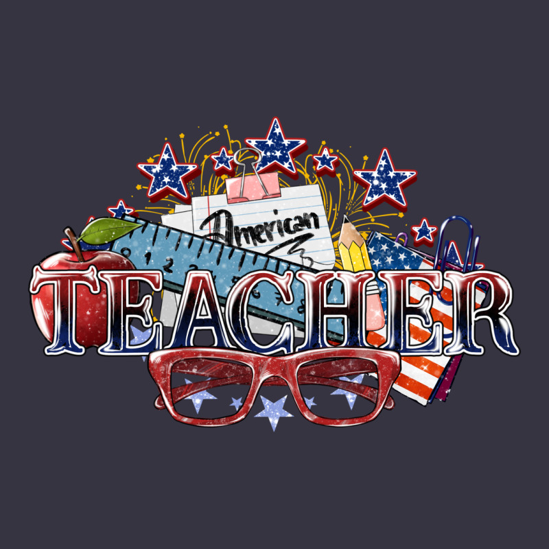 American Teacher 4th Of July Vintage Hoodie by HowdyJamesFarm | Teevron