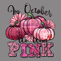 In October We Wear Pink Pumpkin Vintage Tee | Teevron
