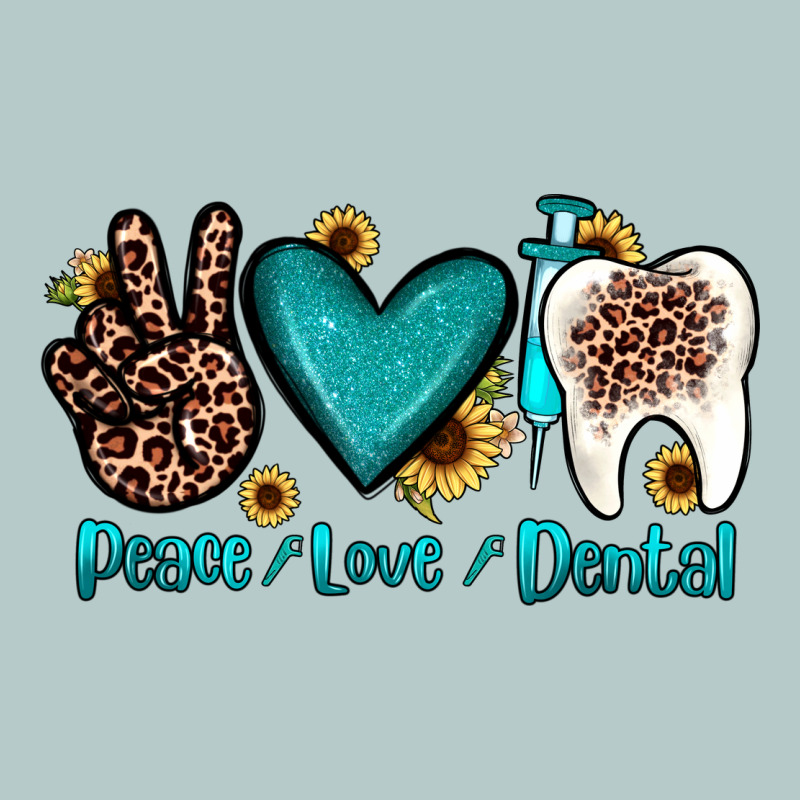 Peace Love Dental Heavy Core Tee by JahusDesignShop | Teevron