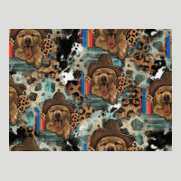 Dog Pattern Zipper Hoodie | Teevron