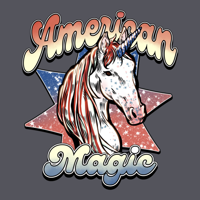 American Unicorn Magic Vintage Hoodie by HowdyJamesFarm | Teevron