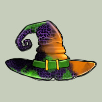 Purple Leopard Witch Hat Long Sleeve Tee | Teevron