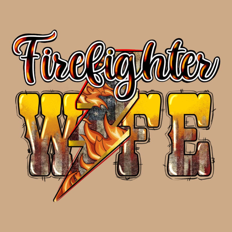 Firefighter Wife Lightning Bolt Vintage Hoodie by HowdyJamesFarm | Teevron