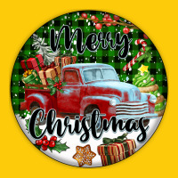 Merry Christmas Truck Premium Hoodie | Teevron