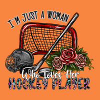 I'm Just A Woman Who Loves Her Hockey Player Premium Sweatshirt | Teevron