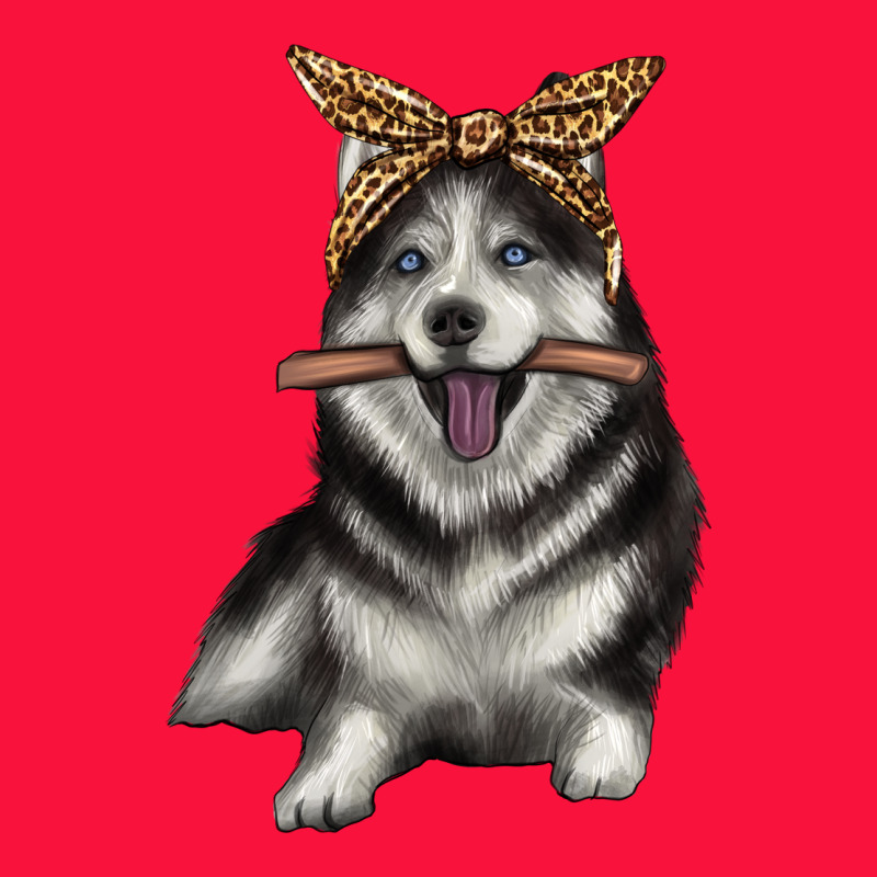 Alaskan Husky With Bandeau Classic Tee by texasbilliewilder | Teevron
