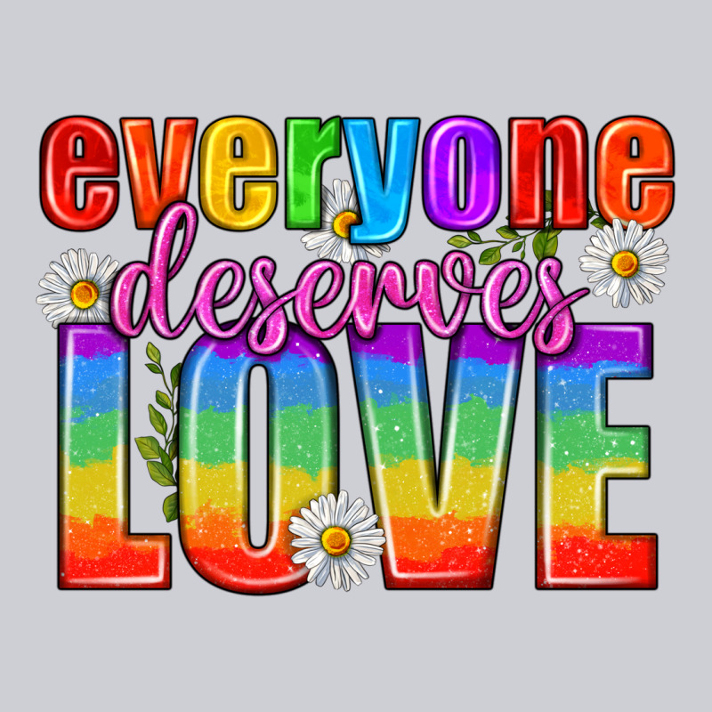Everyone Deserves Love Pride Lgbtq Heavyweight Sweatshirt by BundleAndBundleShop | Teevron